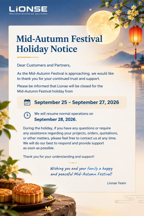 Mededeling over midherfstfestivalvakantie