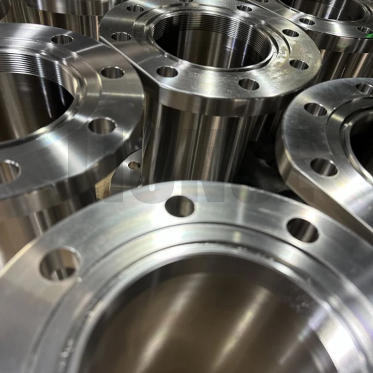 CNC Precision Titanium threaded flens
