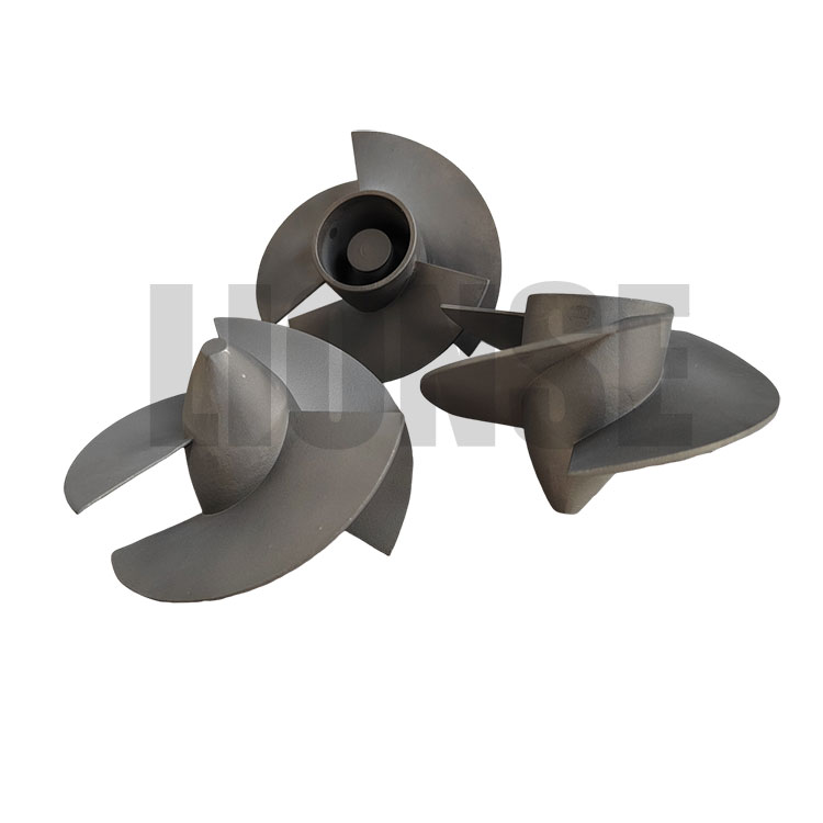 Titanium gegoten propellers